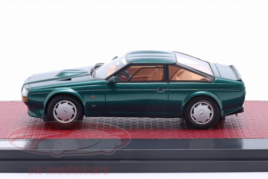 Aston Martin V8 Zagato Año de construcción 1988 verde metálico 1:43 Matrix