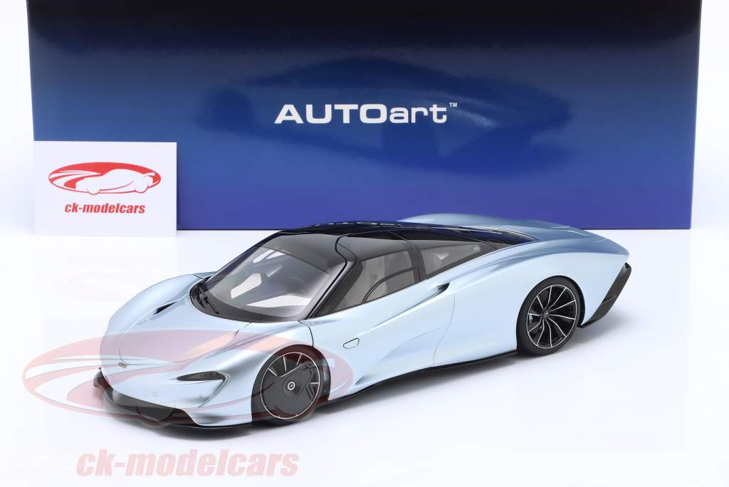 McLaren Speedtail Anno di costruzione 2020 frozen blue 1:18 AUTOart