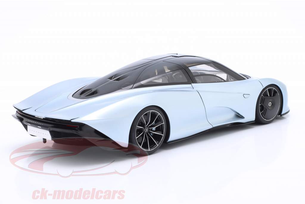 McLaren Speedtail Byggeår 2020 frozen blue 1:18 AUTOart