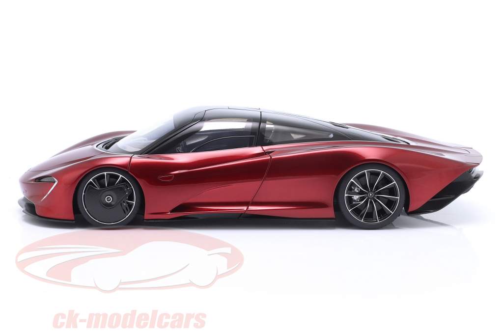 McLaren Speedtail ano de construção 2020 vulcão vermelho 1:18 AUTOart