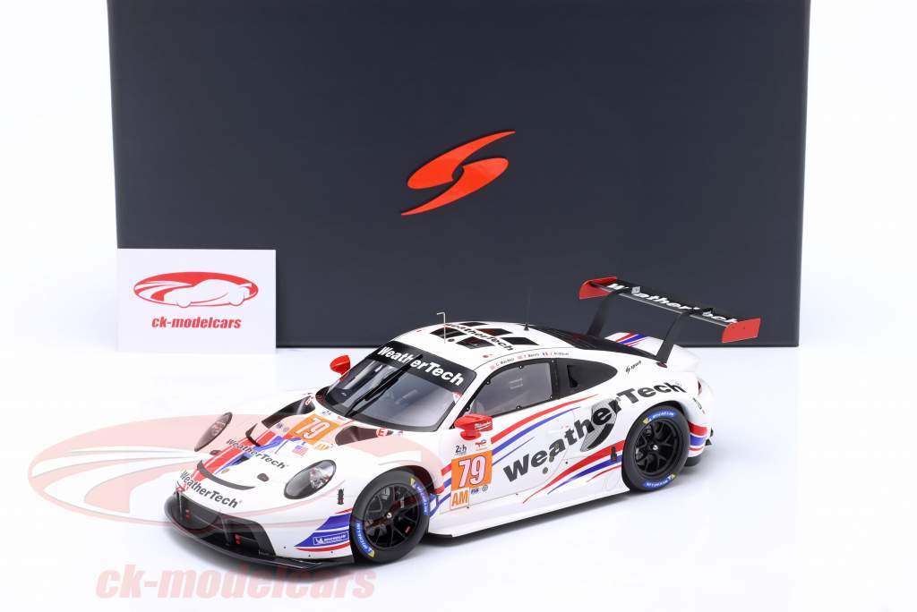 Porsche 911 RSR-19 #79 24h LeMans 2022 WeatherTech Racing 1:18 Spark