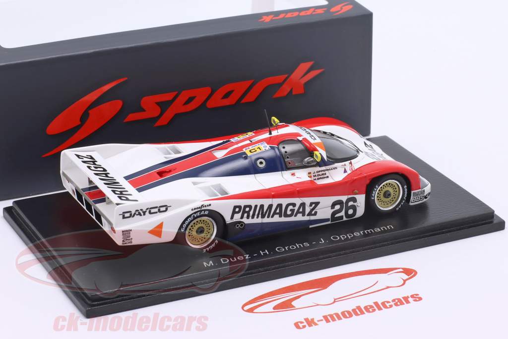 Porsche 962C #26 24h LeMans 1990 Oppermann, Grohs, Duez 1:43 Spark