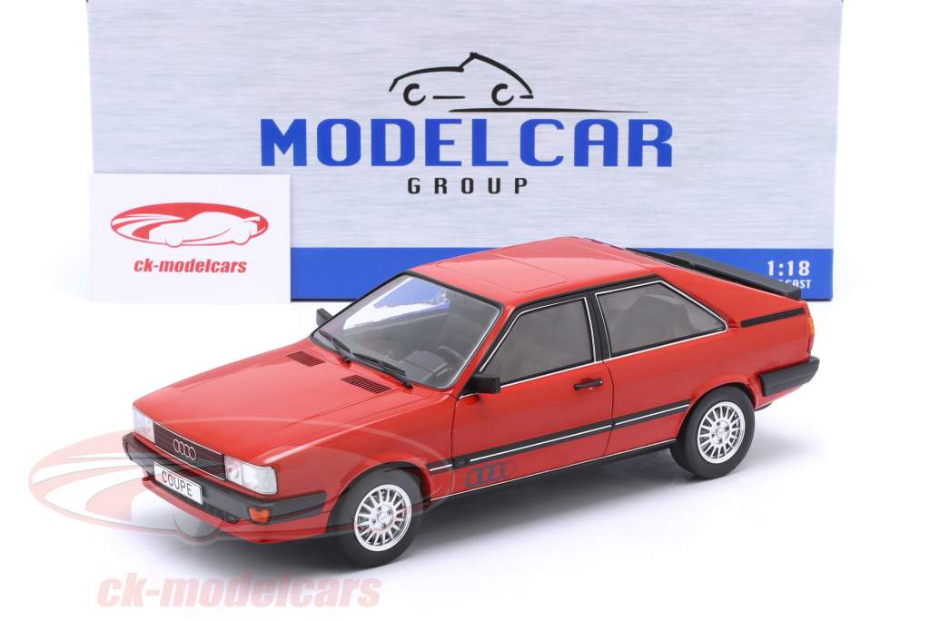 Audi Coupe GT year 1980 red 1:18 Model Car Group