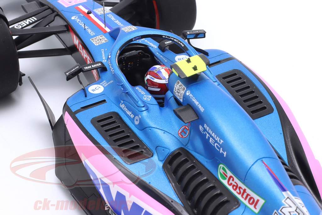 Esteban Ocon Alpine A522 #31 8ème Miami GP formule 1 2022 1:18 Spark