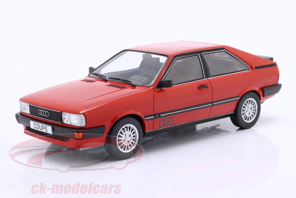 Audi Coupe GT Anno di costruzione 1980 rosso 1:18 Model Car Group