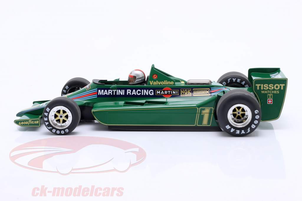 Mario Andretti Lotus 79 #1 7-й аргентинец GP формула 1 1979 1:18 MCG