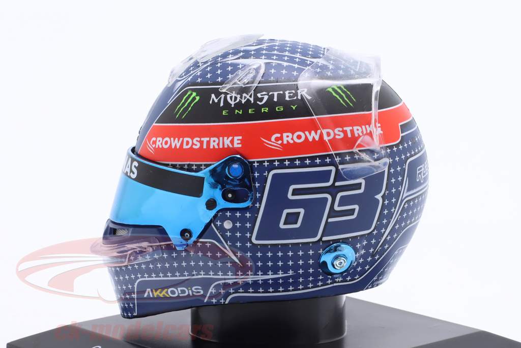 George Russell Mercedes-AMG Petronas #63 Japanese GP formula 1 2022 helmet 1:5 Spark