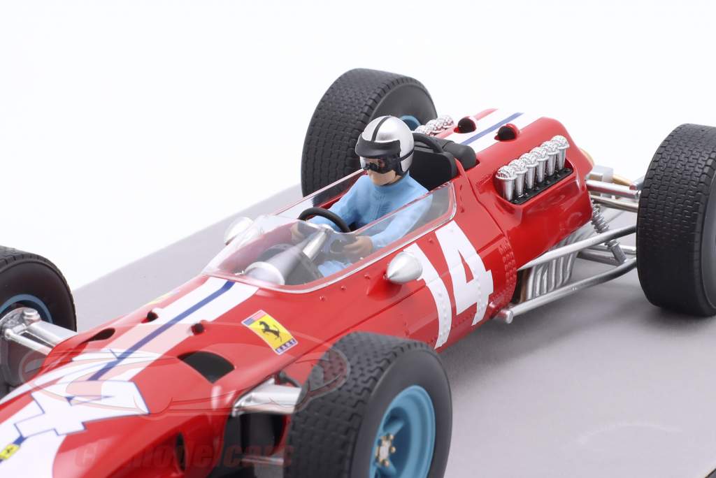 Pedro Rodriguez Ferrari 512 #14 5th USA GP formula 1 1965 1:18 Tecnomodel