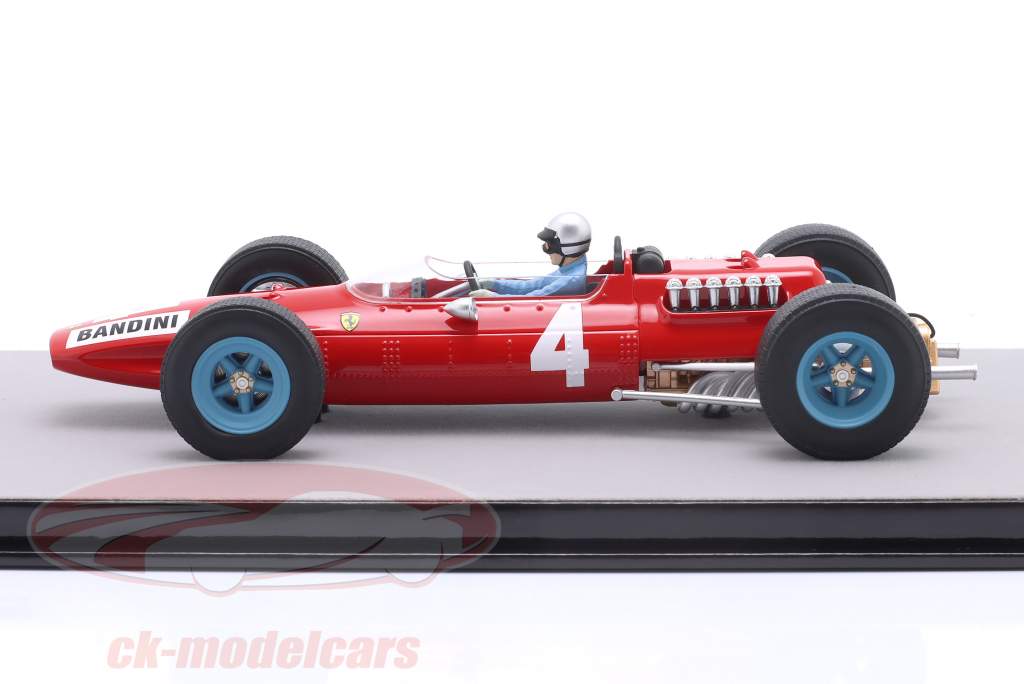 Lorenzo Bandini Ferrari 512 #4 4 italiensk GP formel 1 1965 1:18 Tecnomodel