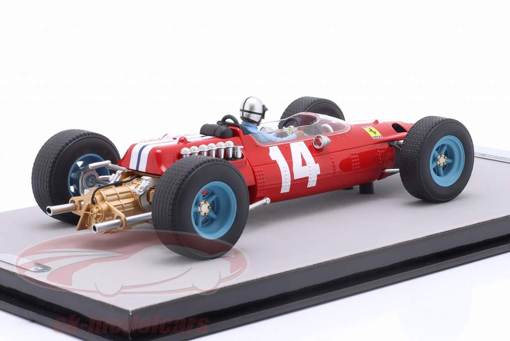 Pedro Rodriguez Ferrari 512 #14 5to EE.UU GP fórmula 1 1965 1:18 Tecnomodel