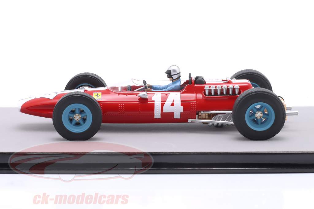 Pedro Rodriguez Ferrari 512 #14 5th USA GP formula 1 1965 1:18 Tecnomodel