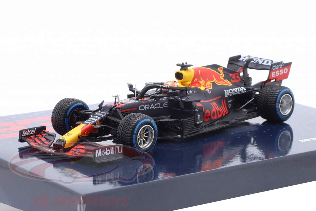 M. Verstappen Red Bull Racing RB16B #33 ganador Spa fórmula 1 Campeón mundial 2021 1:43 Minichamps