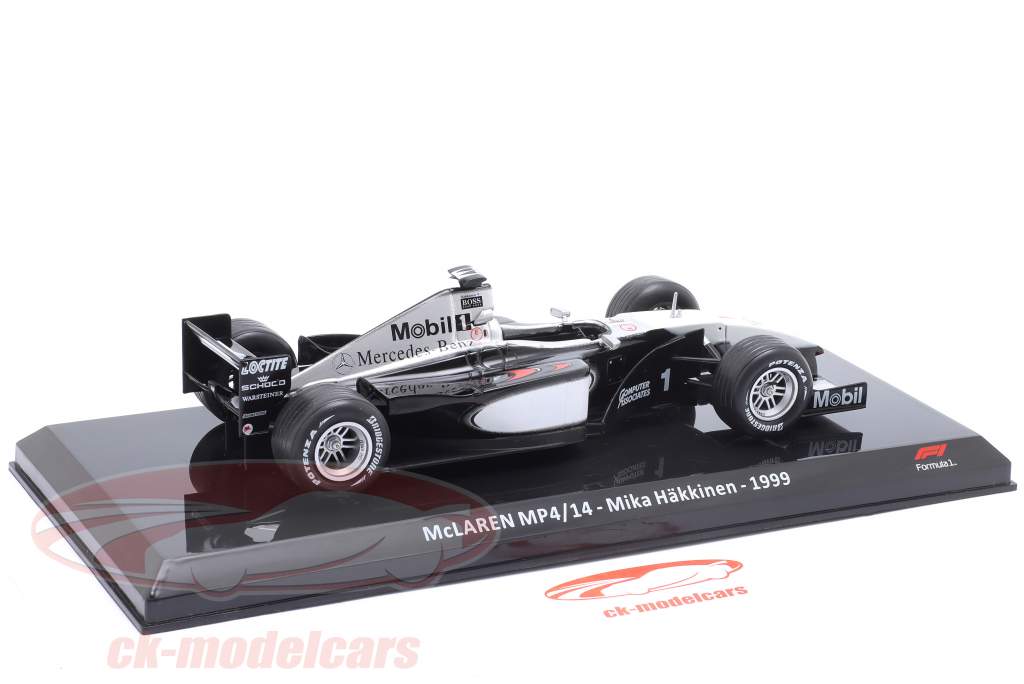 M. Häkkinen McLaren MP4/14 #1 formel 1 Verdensmester 1999 1:24 Premium Collectibles