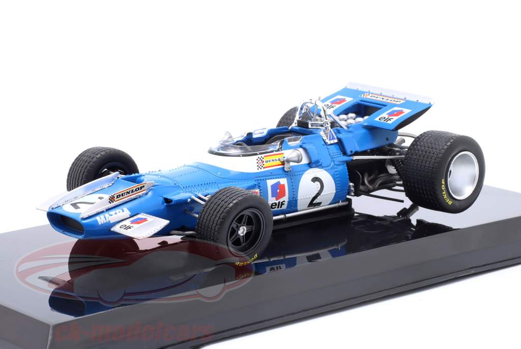 Jackie Stewart Matra MS80 #2 formula 1 World Champion 1969 1:24 Premium Collectibles