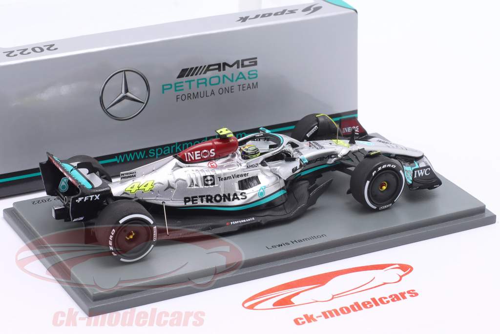 L. Hamilton Mercedes-AMG F1 W13 #44 2-й Французский GP формула 1 2022 1:43 Spark