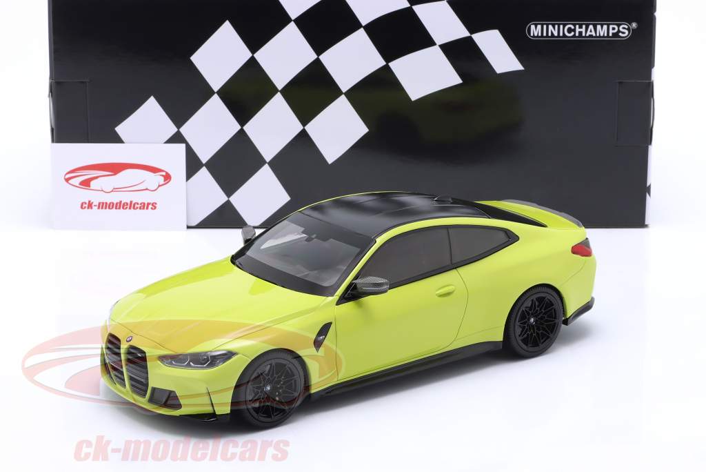 Minichamps 1:18 BMW M4 Coupe (G82) Baujahr 2020 Sao Paulo gelb  