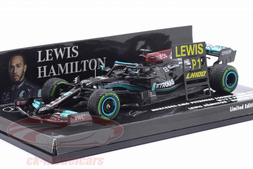 L. Hamilton Mercedes-AMG F1 W12 #44 100th GP win Sotchi formula 1 2021 1:43 Minichamps