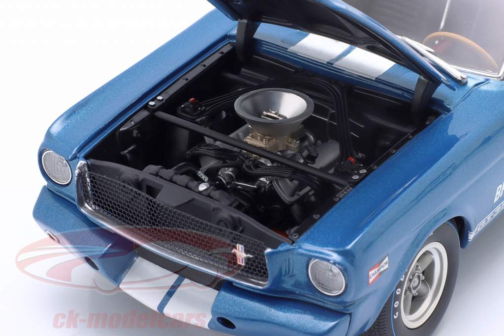 Shelby GT350-R 1965 #11 Mark Donohue Dockery Ford blue 1:18 GMP