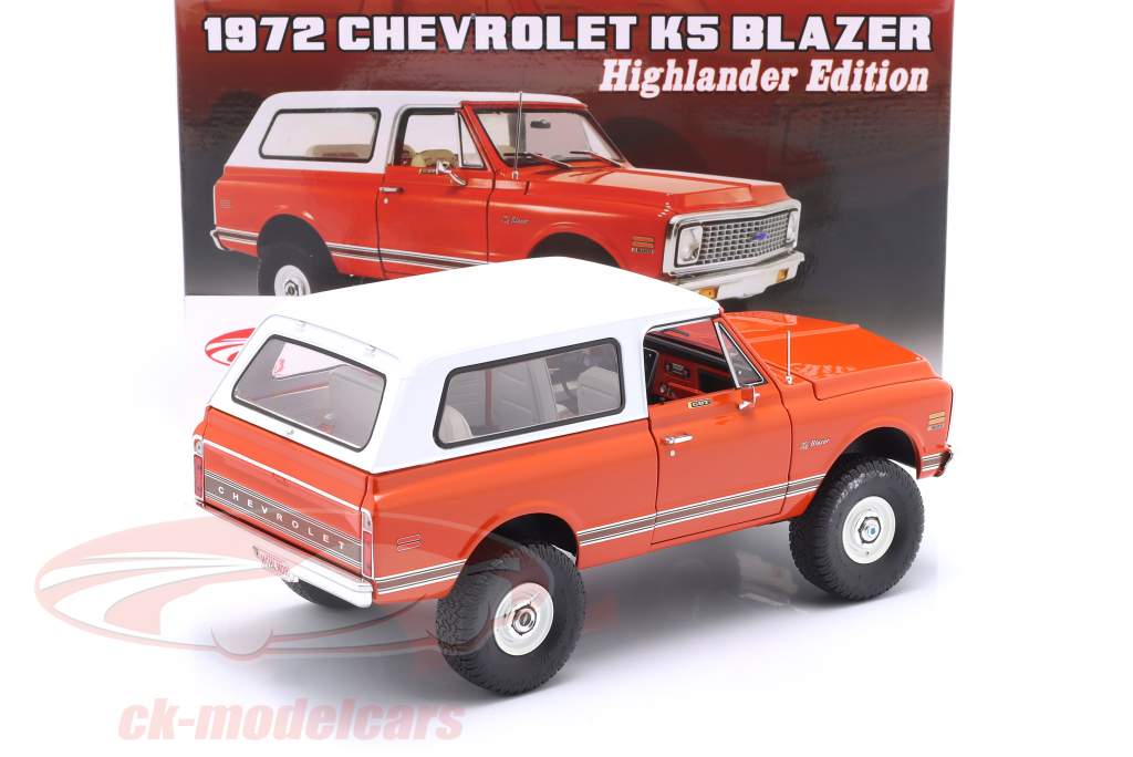 Chevrolet K5 Blazer Highlander Edition 1972 hugger апельсин 1:18 GMP