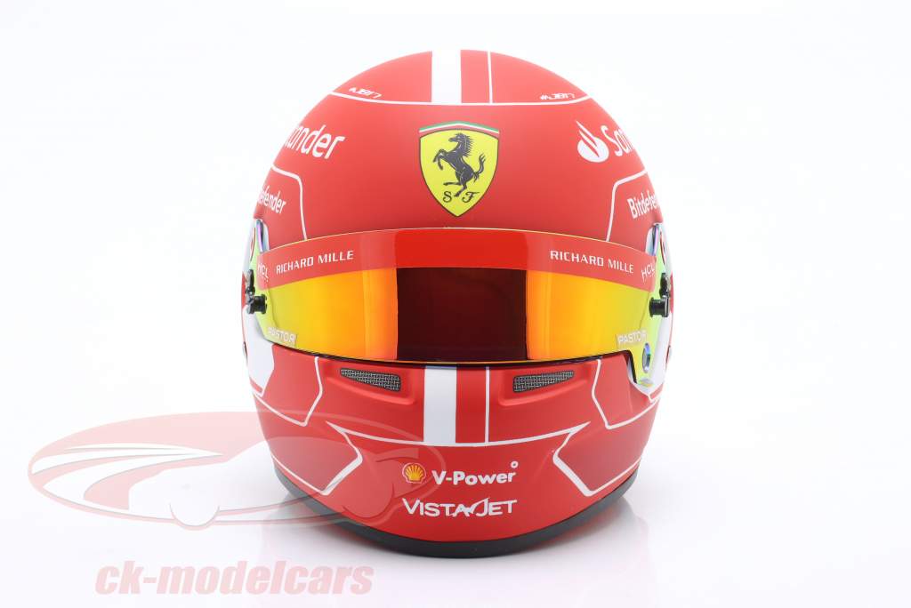 Charles Leclerc #16 Scuderia Ferrari formule 1 2023 casque 1:2 Bell