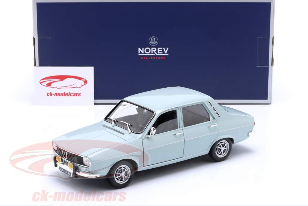 Renault 12 TS ano de construção 1974 Azul claro 1:18 Norev