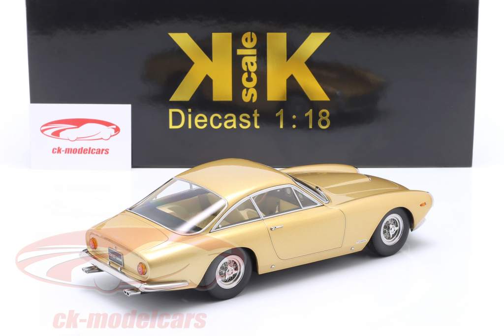 Ferrari 250 GT Lusso year 1962 gold metallic 1:18 KK-Scale
