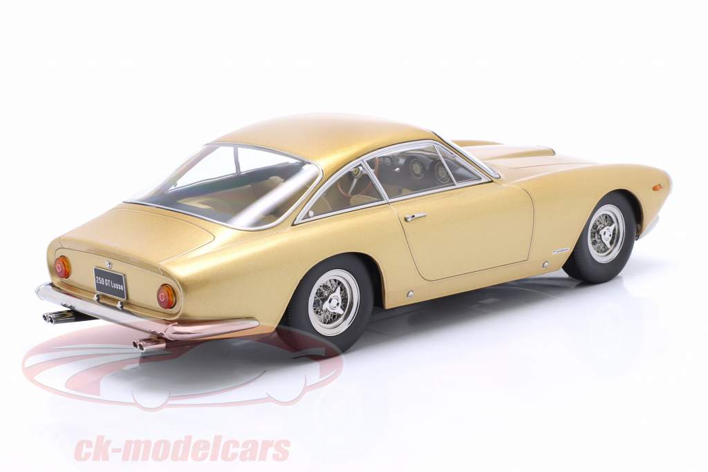 Ferrari 250 GT Lusso year 1962 gold metallic 1:18 KK-Scale