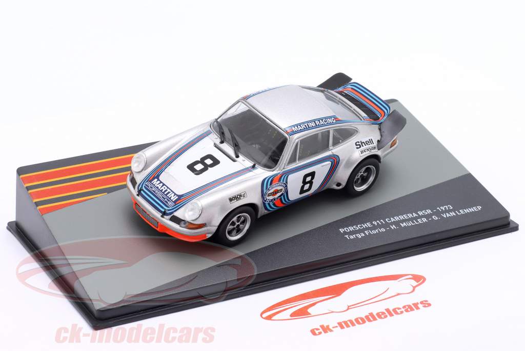 Porsche 911 Carrera RSR #8 优胜者 Targa Florio 1973 Müller, van Lennep 1:43 Altaya