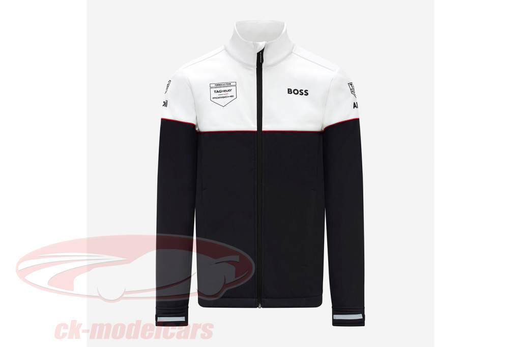 Porsche Softshell stretch jacket Motorsport Collection formula E black / white