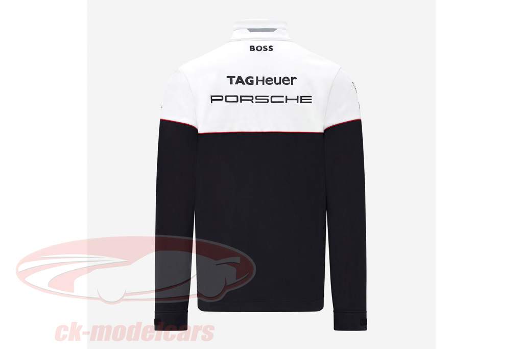 Porsche Chaqueta softshell elástica Motorsport Collection fórmula E negro / blanco
