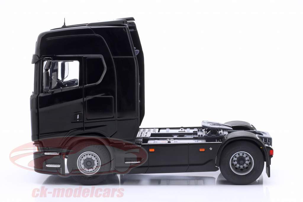 Scania S580 Highline Sattelzugmaschine 2023 schwarz 1:24 Solido