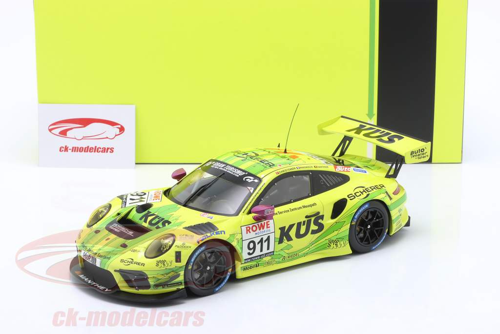 Porsche 911 GT3 R #911 gagnant NLS 1 Nürburgring 2022 Manthey Grello 1:18 Ixo