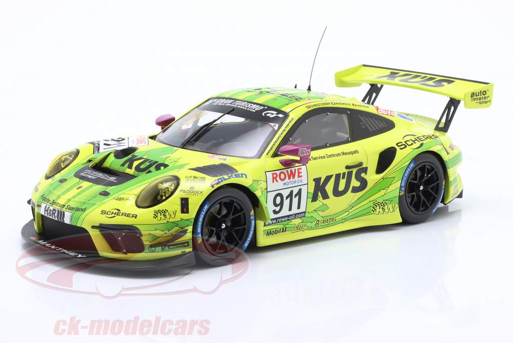 Porsche 911 GT3 R #911 vincitore NLS 1 Nürburgring 2022 Manthey Grello 1:18 Ixo