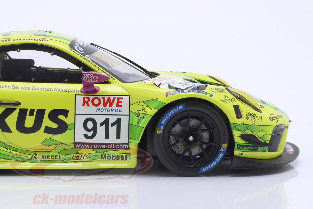 Porsche 911 GT3 R #911 победитель NLS 1 Nürburgring 2022 Manthey Grello 1:18 Ixo