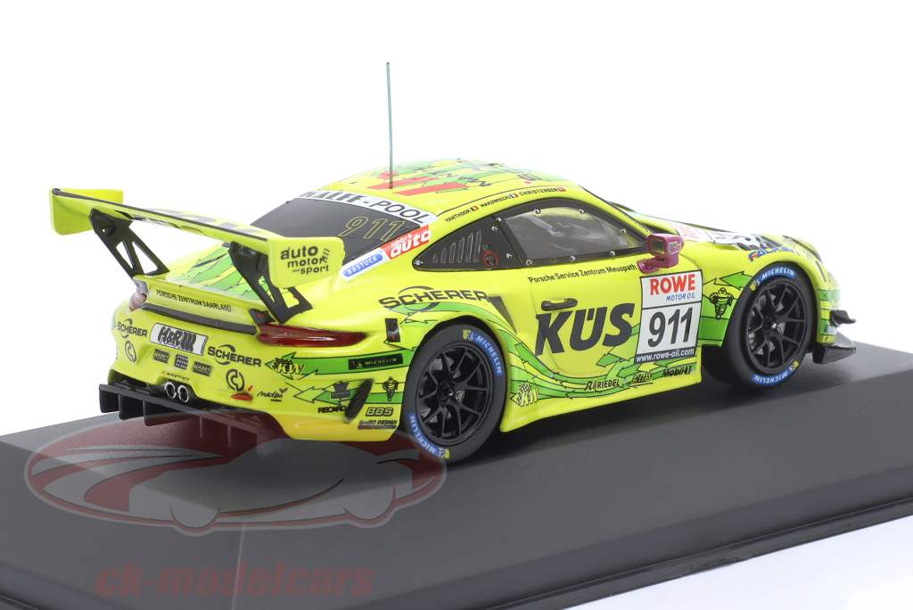 Porsche 911 GT3 R #911 gagnant NLS 1 Nürburgring 2022 Manthey Grello 1:43 Ixo