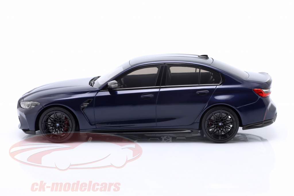 BMW M3 (G80) Baujahr 2020 dunkelblau metallic 1:18 Minichamps