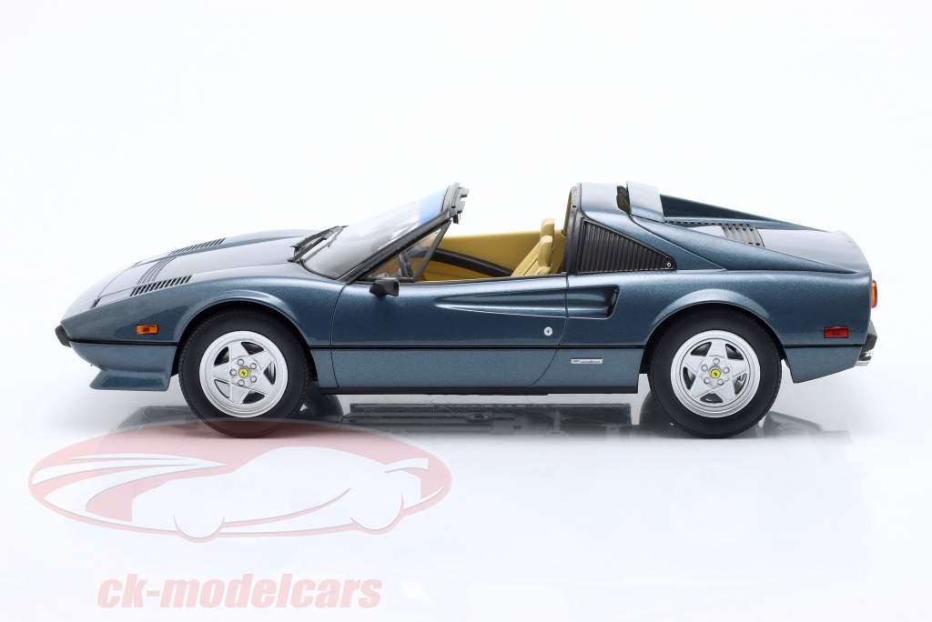 Norev 118 Ferrari 308 GTS with removable Top year 1982 blue metallic
