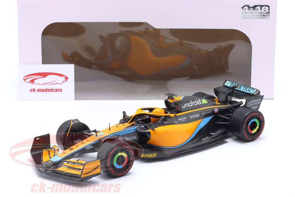 Daniel Ricciardo McLaren MCL36 #3 6to Australia GP fórmula 1 2022 1:18 Solido
