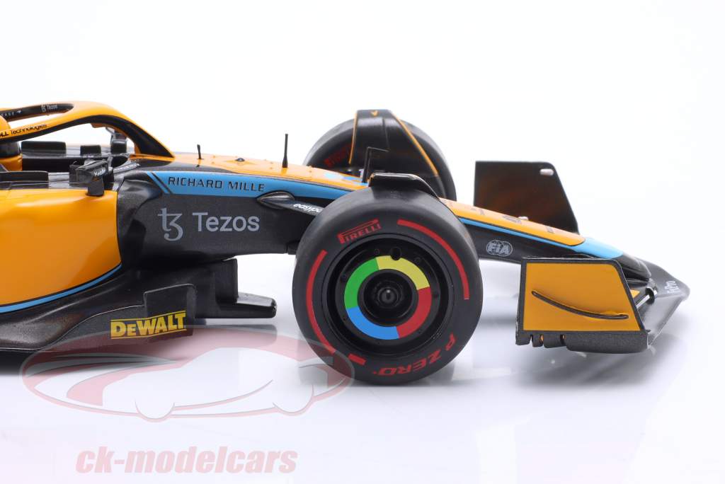Daniel Ricciardo McLaren MCL36 #3 6th Australia GP formula 1 2022 1:18 Solido