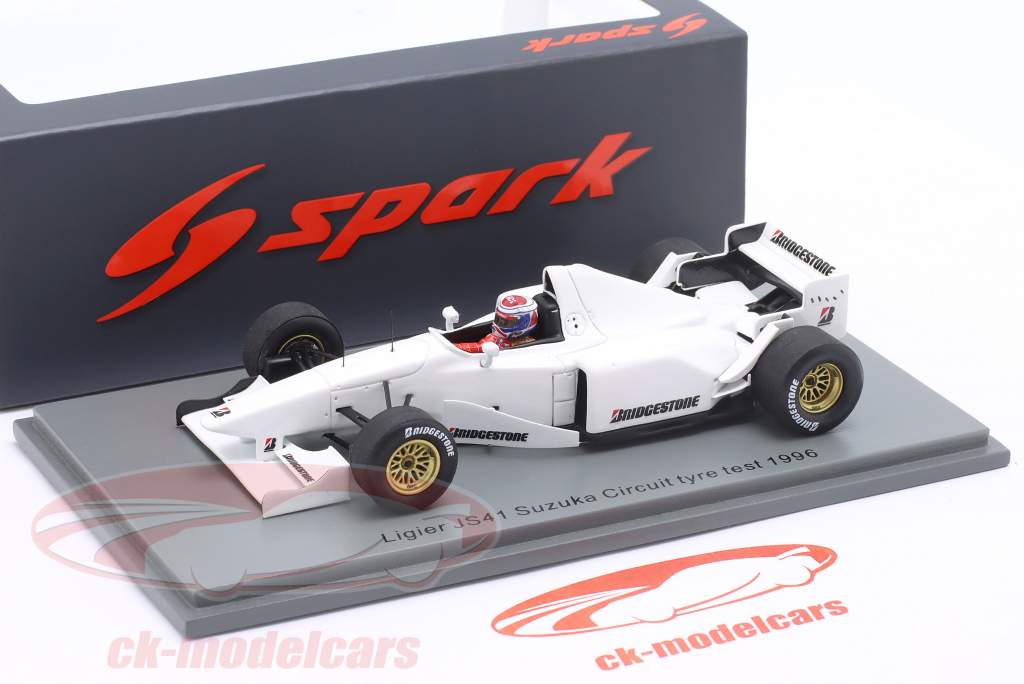 Jos Verstappen Ligier JS41 Suzuka Pneumatici test formula 1 1996 1:43 Spark