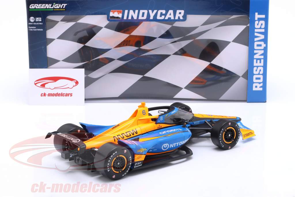 Felix Rosenqvist Chevrolet #6 IndyCar Series 2023 1:18 Greenlight