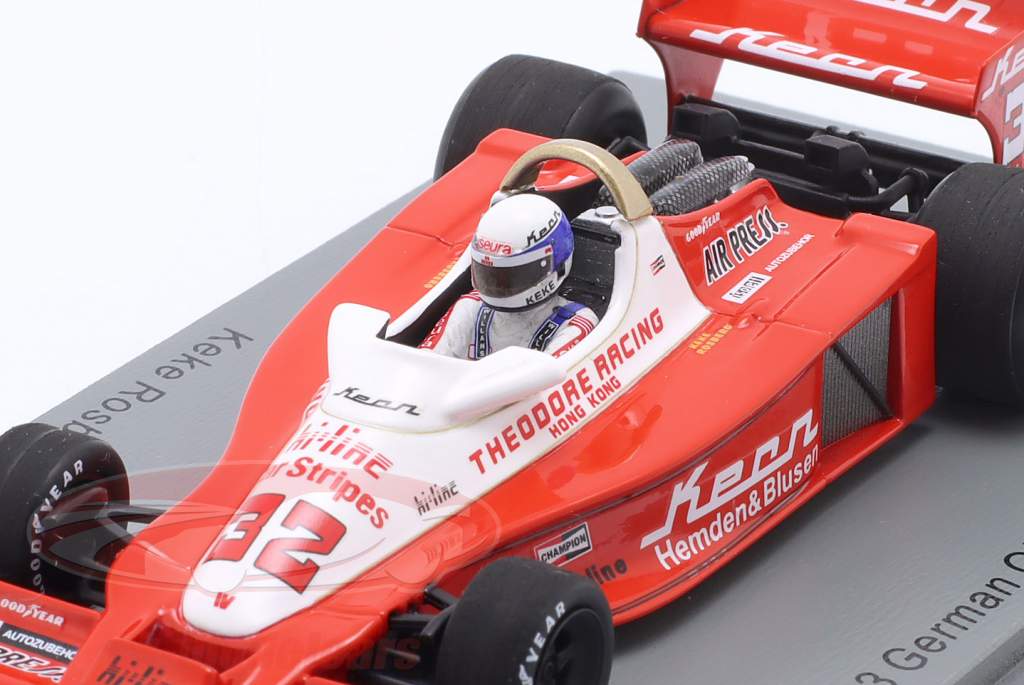 Keke Rosberg Wolf WR3 #32 ドイツ GP 方式 1 1978 1:43 Spark