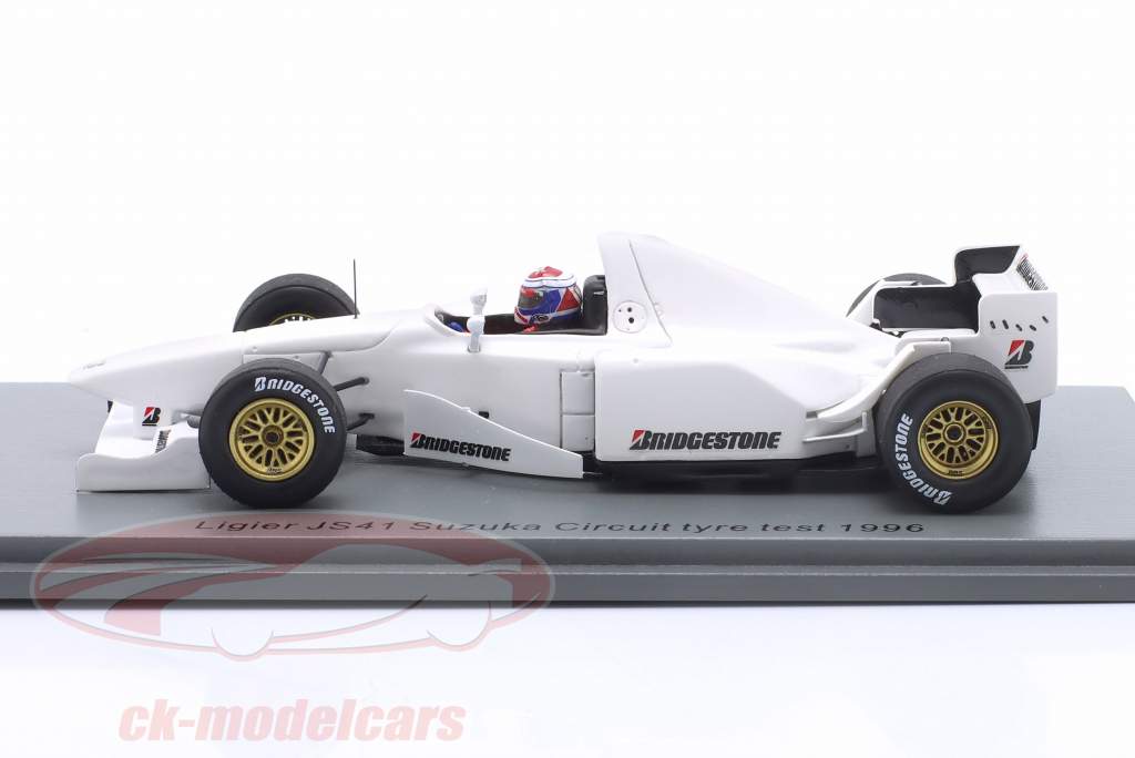 Jos Verstappen Ligier JS41 Suzuka Dæk prøve formel 1 1996 1:43 Spark