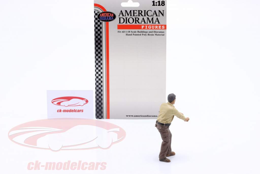 Mechanic Crew Offroad Camel Trophy figur #3 1:18 American Diorama