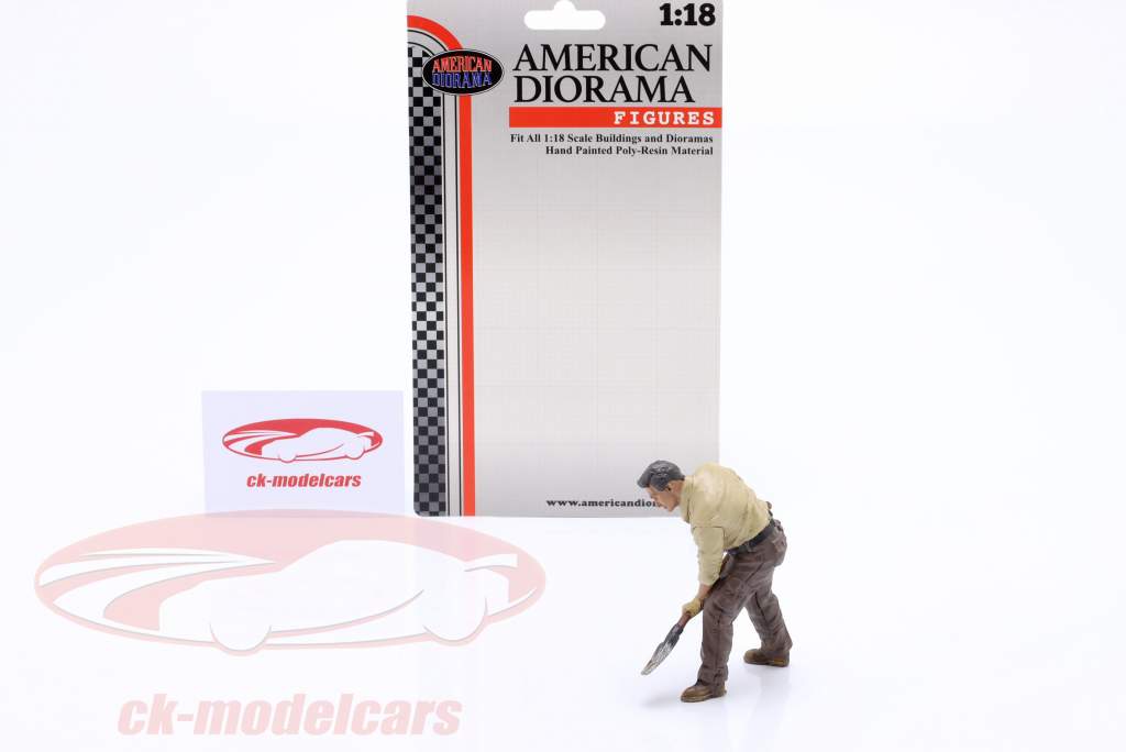 Mechanic Crew Offroad Camel Trophy figur #4 1:18 American Diorama