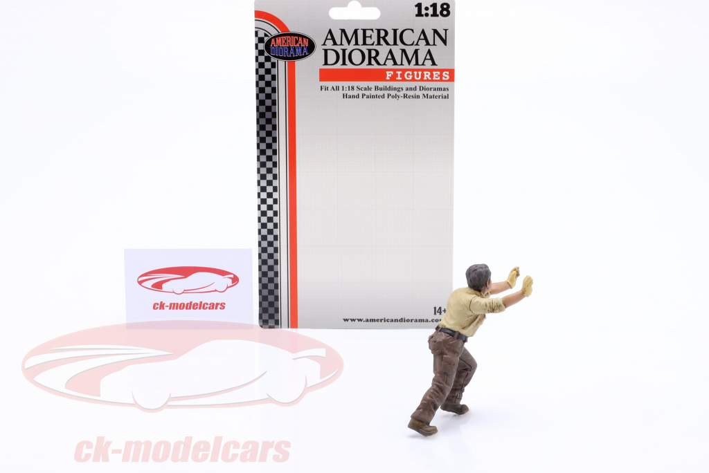 Mechanic Crew Offroad Camel Trophy figura #5 1:18 American Diorama