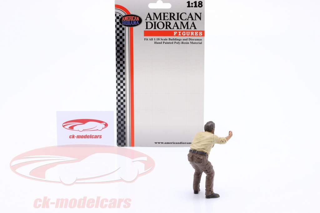 Mechanic Crew Offroad Camel Trophy figur #6 1:18 American Diorama