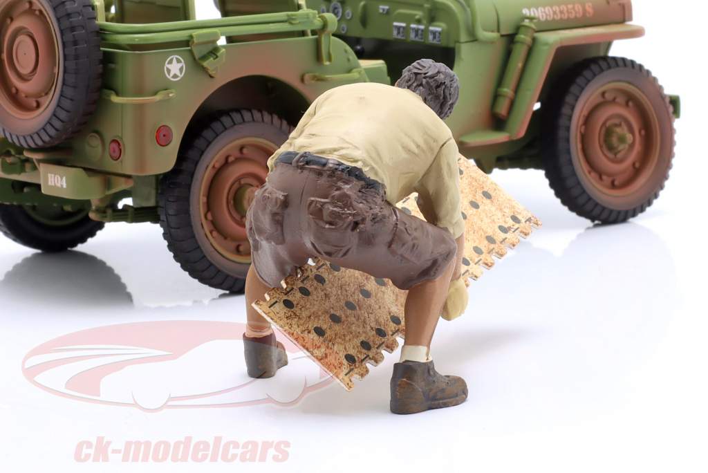 Mechanic Crew Offroad Camel Trophy figure #2 1:18 American Diorama