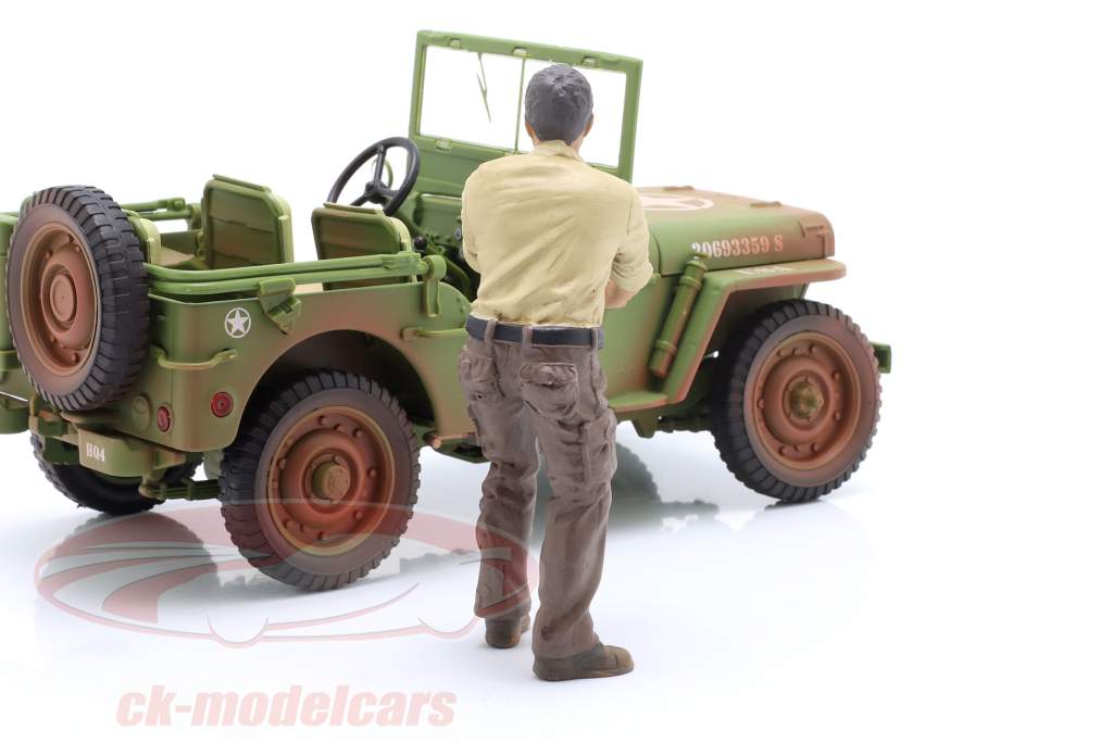 Mechanic Crew Offroad Camel Trophy chiffre #3 1:18 American Diorama
