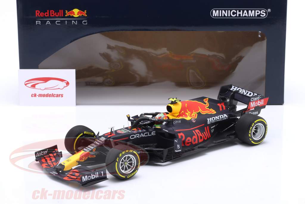 Sergio Perez Red Bull RB16B #11 3° Messico GP formula 1 2021 1:18 Minichamps